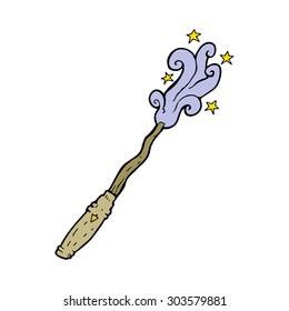 cartoon magic wand