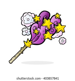cartoon magic wand