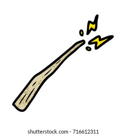 cartoon magic wand