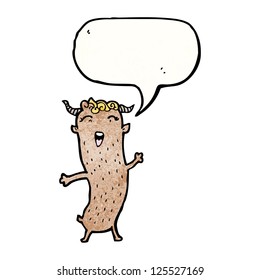 criatura mágica de dibujos animados