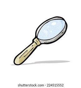 cartoon magnifying glass