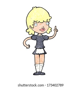 cartoon maid