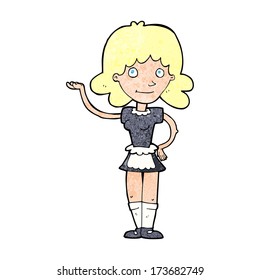 cartoon maid
