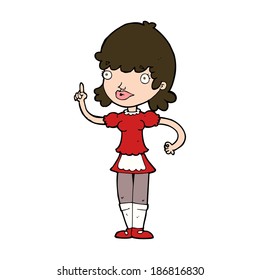 criada de dibujos animados