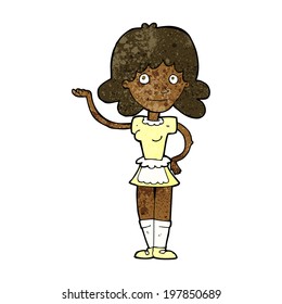 cartoon maid