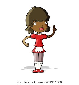 cartoon maid