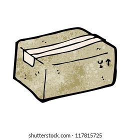 paquete de correo de dibujos animados