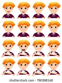 Cartoon male character animation