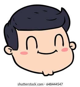 Cartoon-Männchen-Gesicht