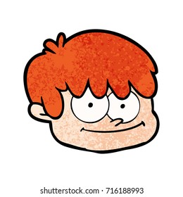 cartoon male face