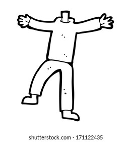 cartoon male gesturing body (mix and match cartoons or add own photo)