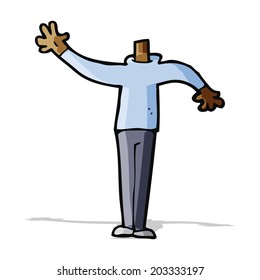 cartoon male gesturing body (mix and match cartoons or add own photo)