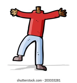 cartoon male gesturing body (mix and match cartoons or add own photo)