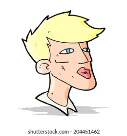 cartoon male model guy