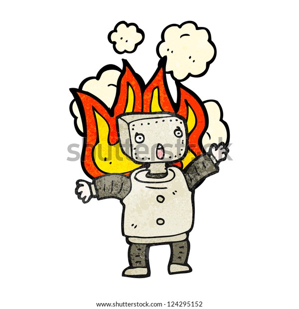 Cartoon Malfunctioning Robot Stock Vector (Royalty Free) 124295152 ...