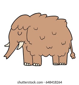 cartoon mammoth