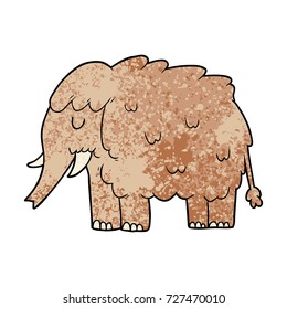 cartoon mammoth
