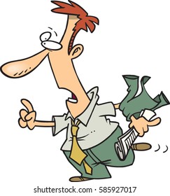 cartoon man walking 