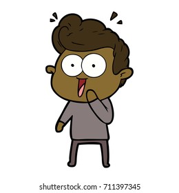 cartoon man