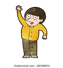 cartoon man asking question