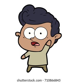 cartoon man asking question