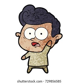 cartoon man asking question