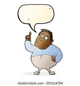 caricaturista haciendo preguntas con burbuja de habla