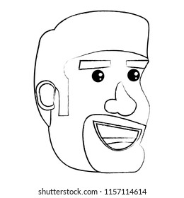 cartoon man with beard