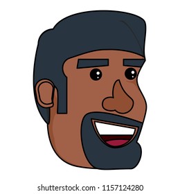 cartoon man with beard