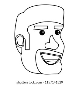 cartoon man with beard