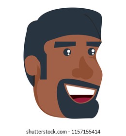cartoon man with beard