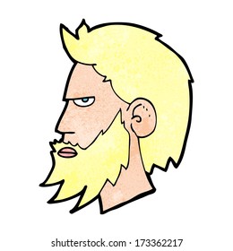 cartoon man with beard