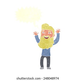 cartoon man with beard
