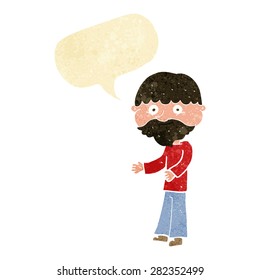 cartoon man with beard