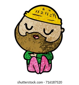 cartoon man with beard