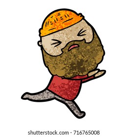 cartoon man with beard