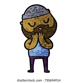 cartoon man with beard
