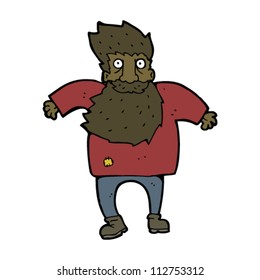 cartoon man with big beard