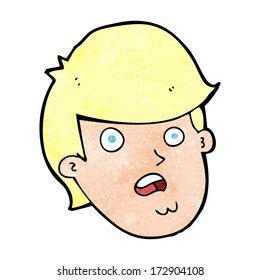 cartoon man with big chin