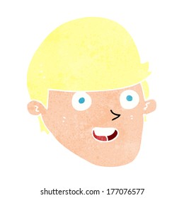cartoon man with big chin