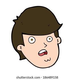 cartoon man with big chin