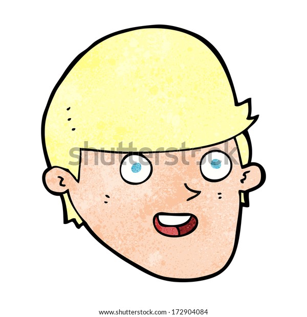 Cartoon Man Big Chin Stock Vector Royalty Free 172904084