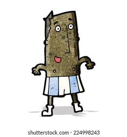 cartoon man in boxer shorts
