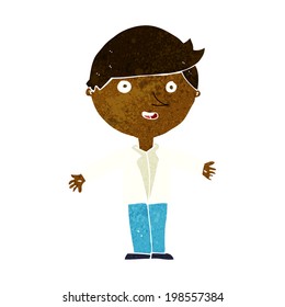 cartoon man in casual jacket