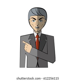 cartoon man character concept