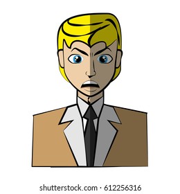 cartoon man character concept