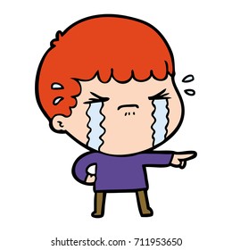 caricaturista llorando