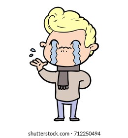 caricaturista llorando