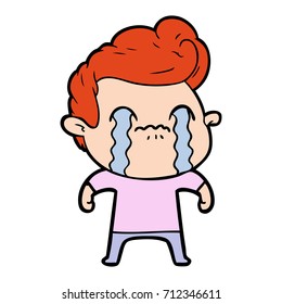 caricaturista llorando