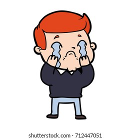 caricaturista llorando